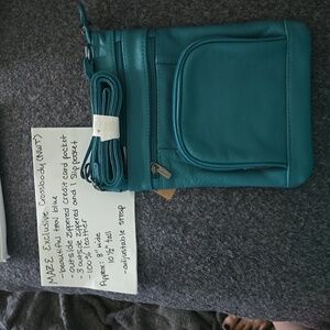 100% leather Crossbody